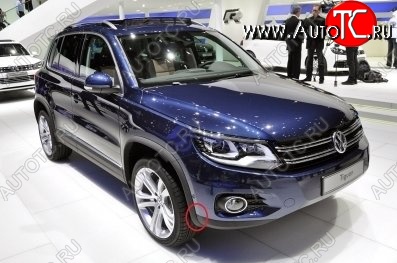 26 999 р. Накладки на колёсные арки CT  Volkswagen Tiguan  NF (2011-2017) рестайлинг (Неокрашенные)  с доставкой в г. Воронеж