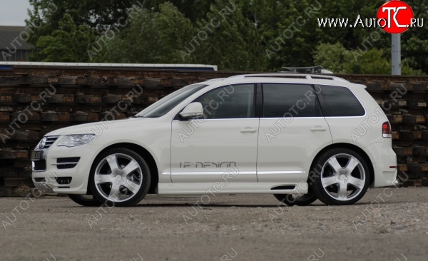 11 949 р. Пороги накладки JE DESIGN Volkswagen Touareg GP дорестайлинг (2002-2007) (Неокрашенные)  с доставкой в г. Воронеж