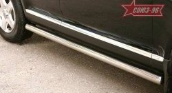 Защита порогов Souz-96 (d76) Volkswagen Touareg 1 GP дорестайлинг (2002-2007)