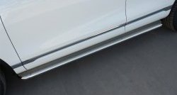 84 999 р. Широкая защита порогов Russtal Volkswagen Touareg NF рестайлинг (2014-2018) (Поверхность листа (вариант 1))  с доставкой в г. Воронеж. Увеличить фотографию 5