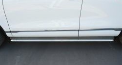 84 999 р. Широкая защита порогов Russtal Volkswagen Touareg NF рестайлинг (2014-2018) (Поверхность листа (вариант 1))  с доставкой в г. Воронеж. Увеличить фотографию 7