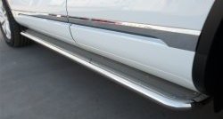 84 999 р. Широкая защита порогов Russtal Volkswagen Touareg NF рестайлинг (2014-2018) (Поверхность листа (вариант 1))  с доставкой в г. Воронеж. Увеличить фотографию 11