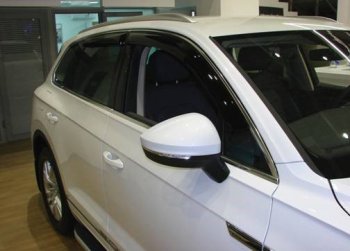Дефлектора окон SIM Volkswagen Touareg 3 CR дорестайлинг (2018-2022)