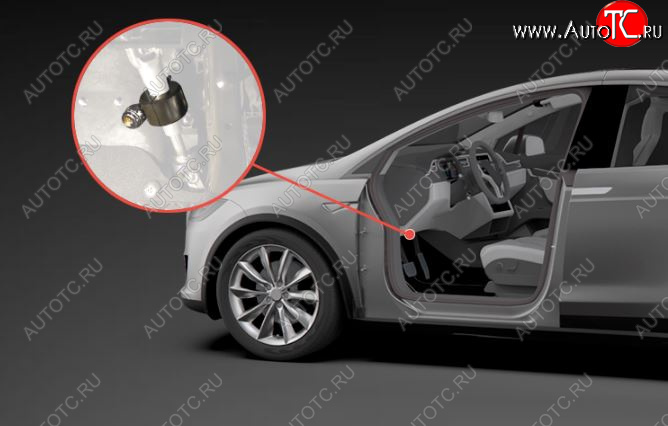 10 449 р. Замок рулевого вала FORTUS (штыревой) Volkswagen Touareg NF дорестайлинг (2010-2014)  с доставкой в г. Воронеж