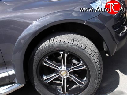 15 699 р. Комплект накладок на колёсные арки R-Line 7L Volkswagen Touareg GP рестайлинг (2006-2010) (Неокрашенные)  с доставкой в г. Воронеж