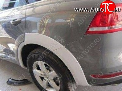 46 999 р. Накладки на колёсные арки CT  Volkswagen Touareg  NF (2010-2014) дорестайлинг (Неокрашенные)  с доставкой в г. Воронеж