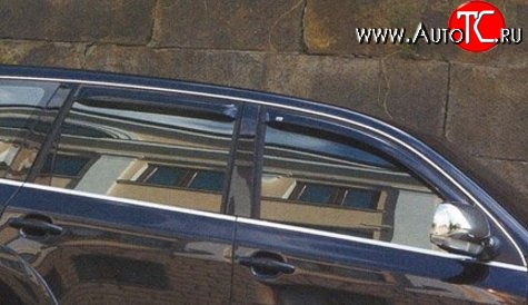 1 799 р. Комплект дефлекторов окон SkyLine Volkswagen Touareg NF дорестайлинг (2010-2014)  с доставкой в г. Воронеж