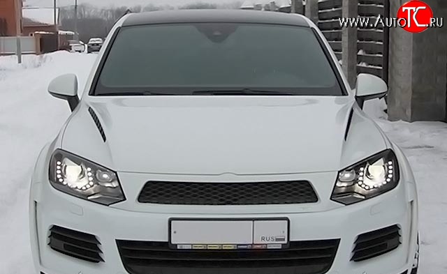 27 649 р. Пластиковый капот Enco Design Volkswagen Touareg NF дорестайлинг (2010-2014) (Неокрашенный)  с доставкой в г. Воронеж