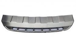 22 699 р. Накладка на передний бампер CT v2 Volkswagen Touareg NF дорестайлинг (2010-2014) (Неокрашенная)  с доставкой в г. Воронеж. Увеличить фотографию 3