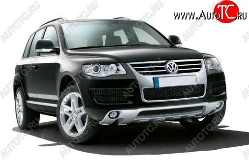 26 999 р. Накладка на передний бампер CT v3 Volkswagen Touareg NF дорестайлинг (2010-2014) (Неокрашенная)  с доставкой в г. Воронеж