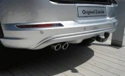 Накладка на задний бампер CT Volkswagen Touareg 2 NF дорестайлинг (2010-2014)