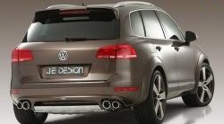 Накладка Je Design на задний бампер 7P Volkswagen Touareg 2 NF дорестайлинг (2010-2014)