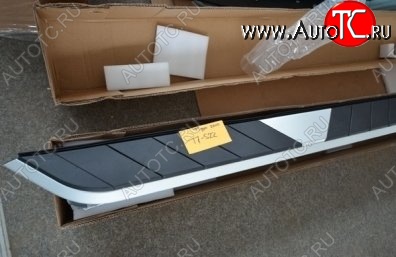 11 399 р. Пороги CT v2 Volkswagen Touareg 2 NF дорестайлинг (2010-2014)  с доставкой в г. Воронеж