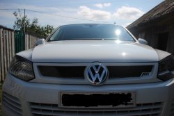 5 649 р. Решетка радиатора ABT STYLE Volkswagen Touareg 2 NF дорестайлинг (2010-2014) (Неокрашенная)  с доставкой в г. Воронеж. Увеличить фотографию 3