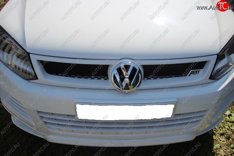 5 649 р. Решетка радиатора ABT STYLE Volkswagen Touareg 2 NF дорестайлинг (2010-2014) (Неокрашенная)  с доставкой в г. Воронеж
