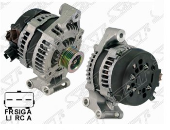 Генератор SAT (14V/120A) Ford C-max Mk1 доресталинг (2003-2007)