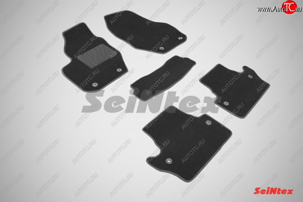 3 599 р. Износостойкие коврики в салон SeiNtex Premium LUX 4 шт. (ворсовые)  Volvo S60  FS седан (2010-2013) дорестайлинг  с доставкой в г. Воронеж