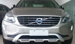 41 799 р. Накладка на передний бампер CT v2 Volvo XC60 (2017-2022) (Неокрашенная)  с доставкой в г. Воронеж. Увеличить фотографию 3
