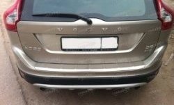11 449 р. Защитная накладка на задний бампер СТ Volvo XC60 (2017-2022)  с доставкой в г. Воронеж. Увеличить фотографию 2