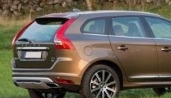 41 799 р. Накладка на задний бампер CT v2 Volvo XC60 (2017-2022) (Неокрашенная)  с доставкой в г. Воронеж. Увеличить фотографию 2