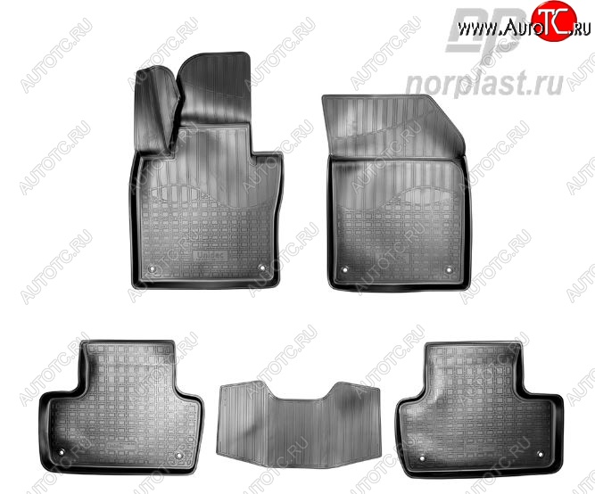 2 899 р. Коврики салонные Noplast Volvo XC60 (2017-2022)  с доставкой в г. Воронеж