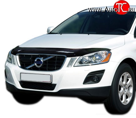 3 899 р. Дефлектор капота NovLine  Volvo XC60 (2008-2013)  дорестайлинг  с доставкой в г. Воронеж