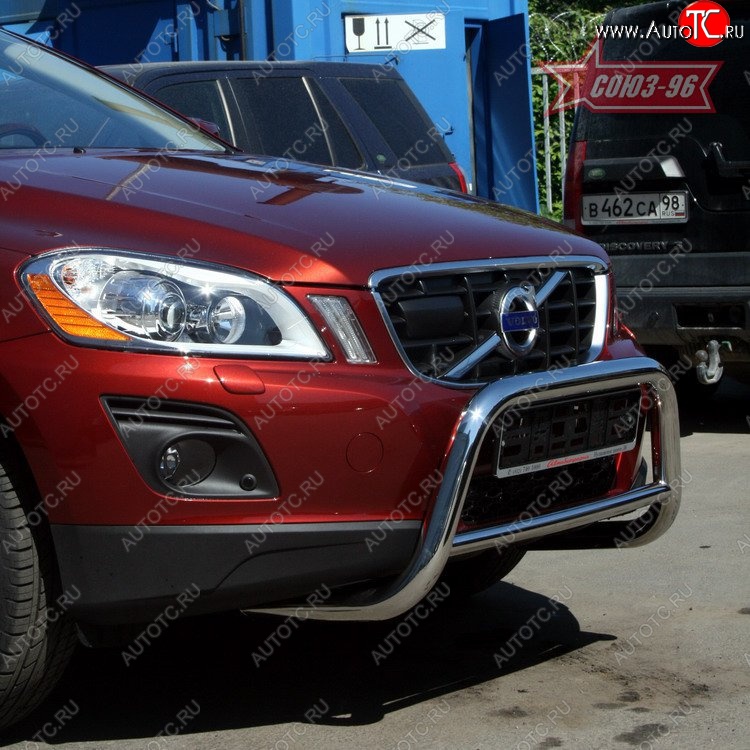 12 914 р. Защита переднего бампера Souz-96 (d60) Volvo XC60  дорестайлинг (2008-2013)  с доставкой в г. Воронеж