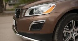 15 249 р. Одинарная защита переднего бампера диаметром 42 мм SLITKOFF Volvo XC60  дорестайлинг (2008-2013)  с доставкой в г. Воронеж. Увеличить фотографию 3