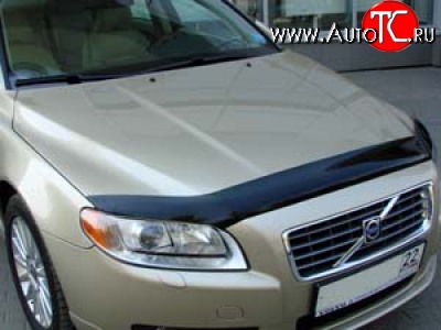 3 299 р. Дефлектор капота NovLine Volvo XC70 дорестайлинг (2007-2013)  с доставкой в г. Воронеж