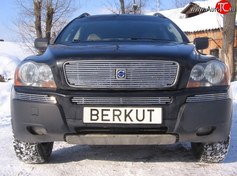 5 999 р. Декоративная вставка воздухозаборника Berkut Volvo XC90 C 1-ый рестайлинг (2006-2009)  с доставкой в г. Воронеж